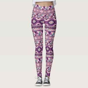 Aztec Lila Women's Leggings