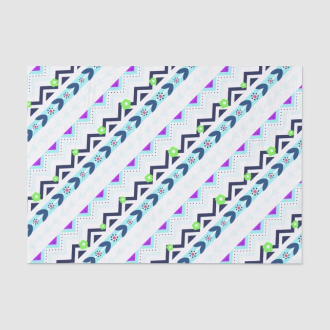 Aztec-Mädchen Seidenpapier (Vorderseite)