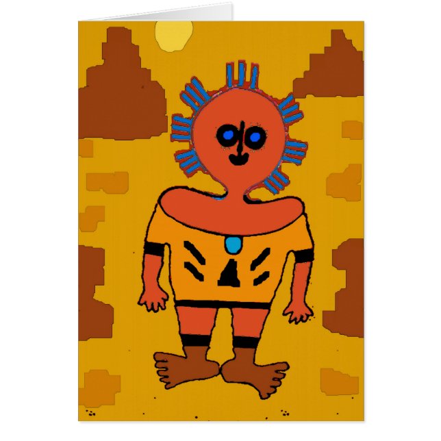 Aztec Man Abstrakt (Vorne)