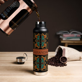 Aztec Mandala Personalisiert Trinkflasche