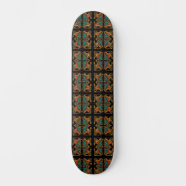 Aztec Mandala Skateboard