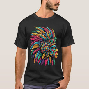 Aztec Mayan Warrior-Profil T-Shirt