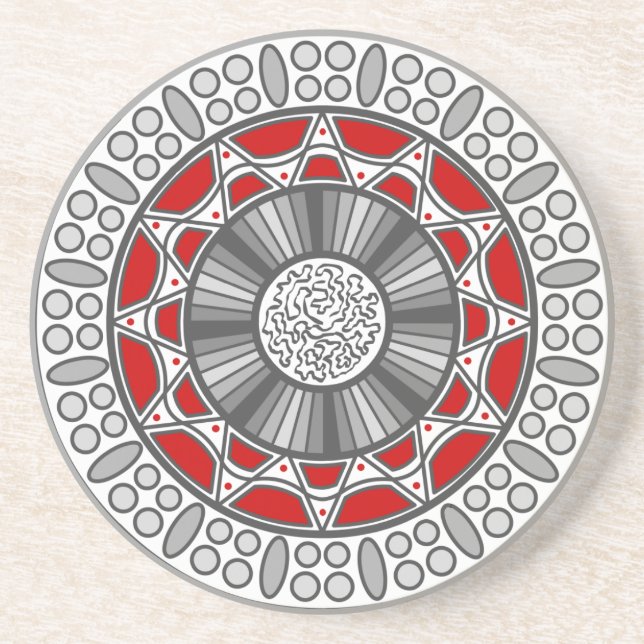 Aztec Meets Alien Untersetzer (Vorne)