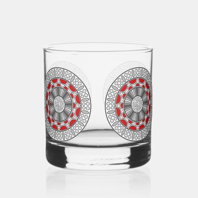 Aztec Meets Alien Whiskyglas (Vorderseite)