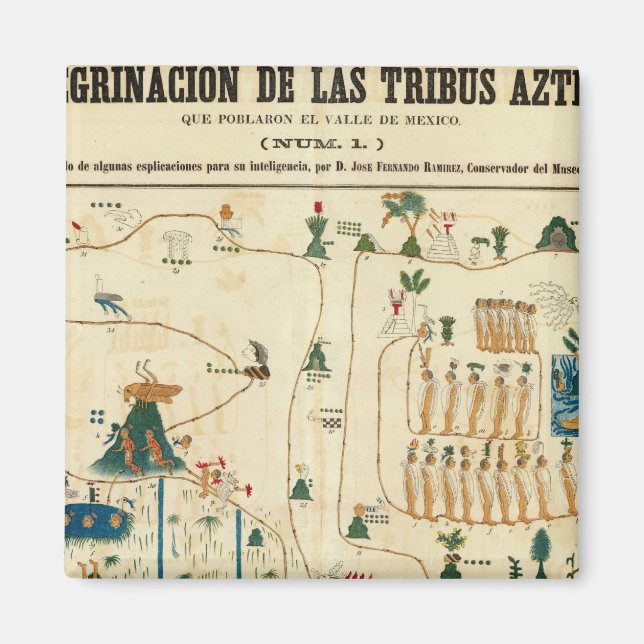 Aztec Mexico Valley 2 Magnet (Vorne)