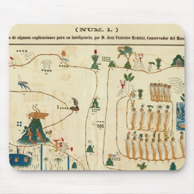 Aztec Mexiko-Tal 2 Mousepad (Vorne)