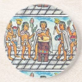Aztec Musicians as Depicted in 16. Jahrhundert Getränkeuntersetzer