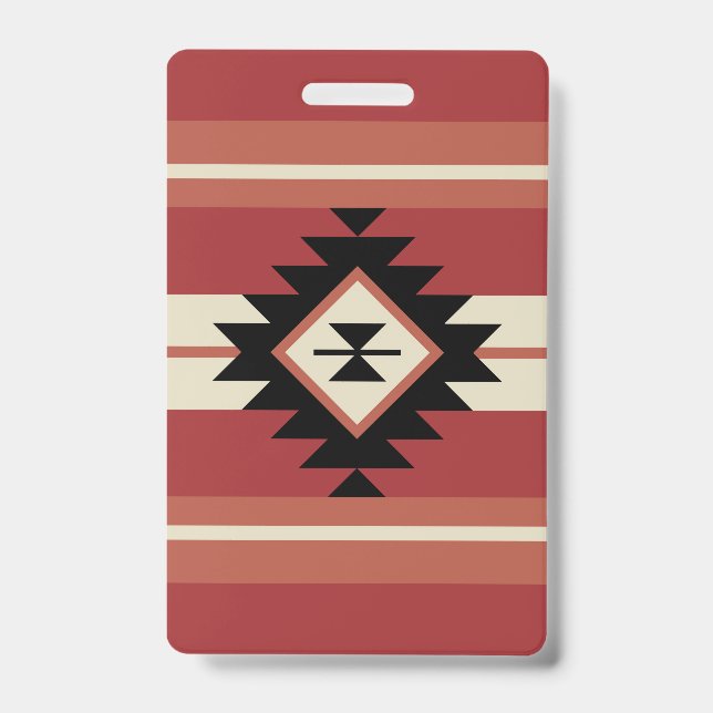 Aztec-Muster Ausweis (Vorderseite)