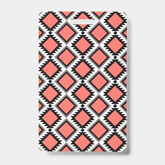 Aztec-Muster Ausweis (Vorderseite)