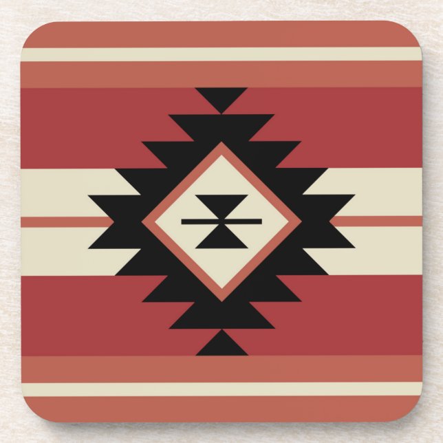 Aztec-Muster Getränkeuntersetzer (Vorderseite)