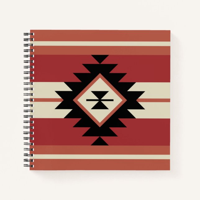 Aztec-Muster Notizbuch (Vorderseite)