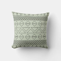 Aztec Muster Print Geometric Südwest Green
