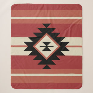 Aztec-Muster Sherpadecke