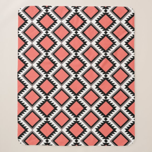 Aztec-Muster Sherpadecke (Vorderseite)