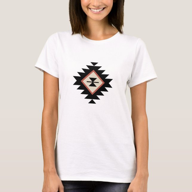 Aztec-Muster T-Shirt (Vorderseite)