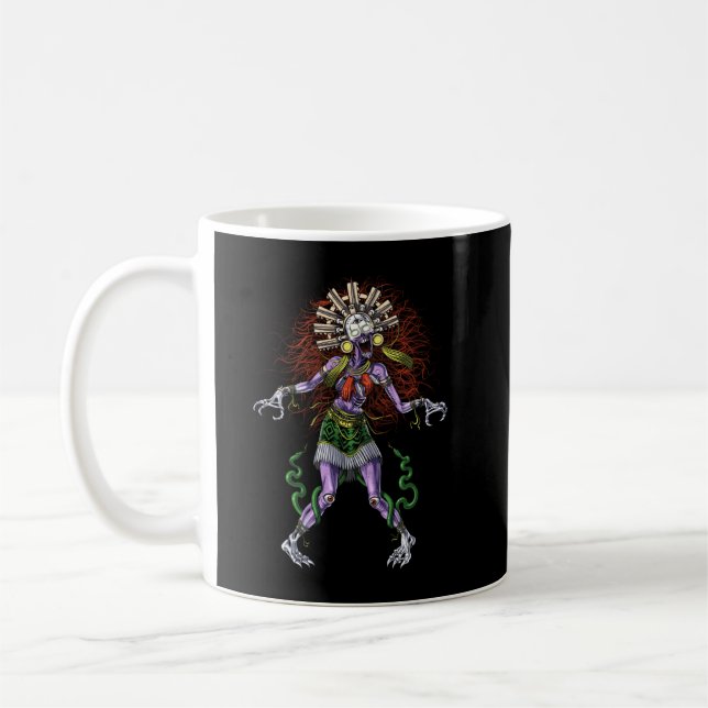 Aztec Mythology Deity Tzitzimitl Kaffeetasse (Links)