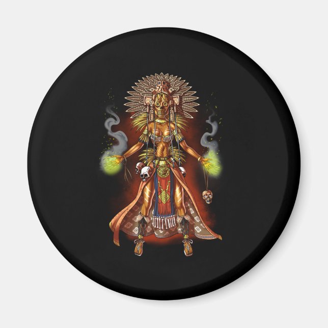 Aztec Mythology God Managua Magnet (Vorne)