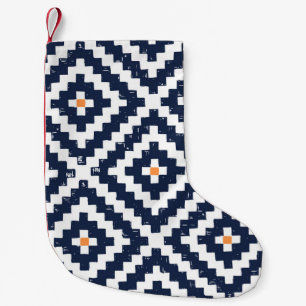 Aztec Navajo Ethnic Seamless Pattern Kleiner Weihnachtsstrumpf