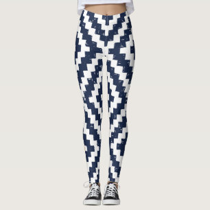 Aztec Navajo Ethnic Seamless Pattern Leggings