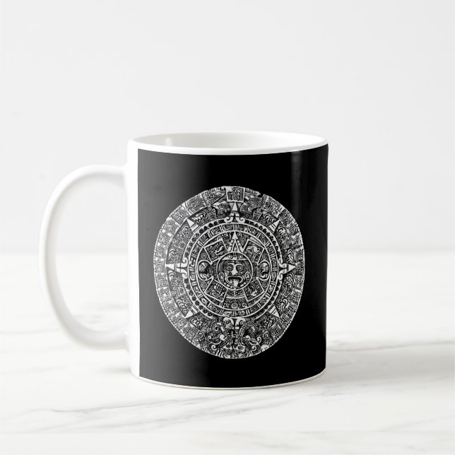 Aztec- oder Maya-Kalender Kaffeetasse (Links)