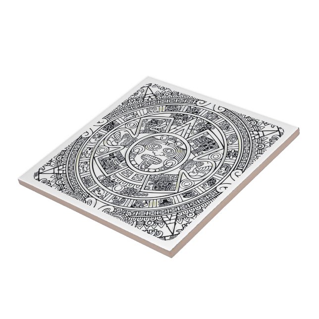 AZTEC ODER MEXIKA mexican, Fliese (Seite)