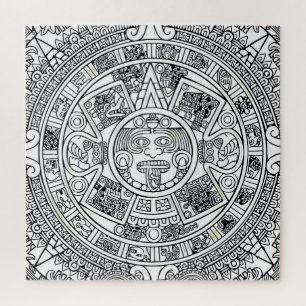 AZTEC ODER MEXIKA mexican Jigsaw Puzzle