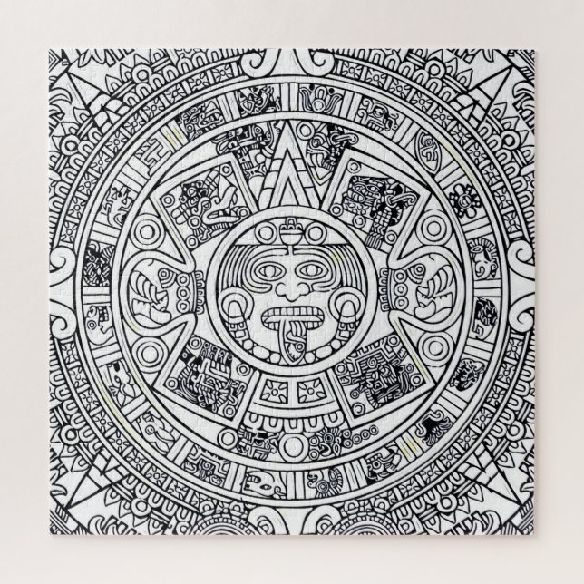 AZTEC ODER MEXIKA mexican Jigsaw Puzzle (Vertikal)