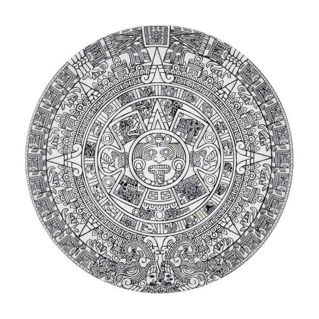 AZTEC ODER MEXIKA mexican Schneidebrett (Vorderseite)