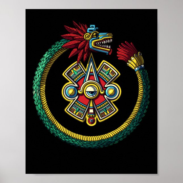 Aztec Ouroboros Poster (Vorne)
