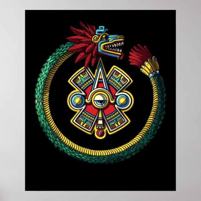 Aztec Ouroboros Poster (Vorne)
