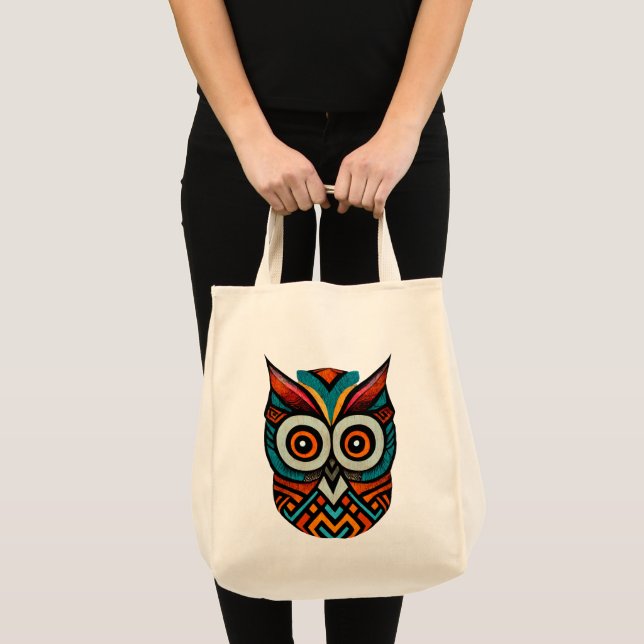 Aztec Owl Tragetasche (Vorderseite (Produkt))