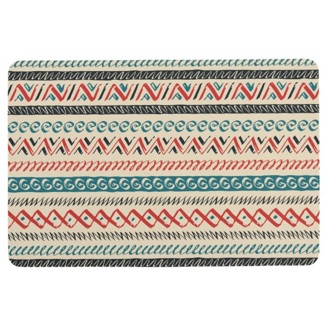 Aztec Pattern Bodenmatte (Vorderseite)