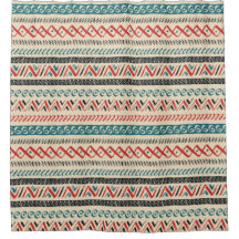 Aztec Pattern Duschvorhang