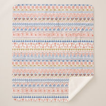 Aztec Pattern Fleecedecke