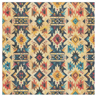 Aztec Pattern-Vibrant Tribal Geometric Stoff