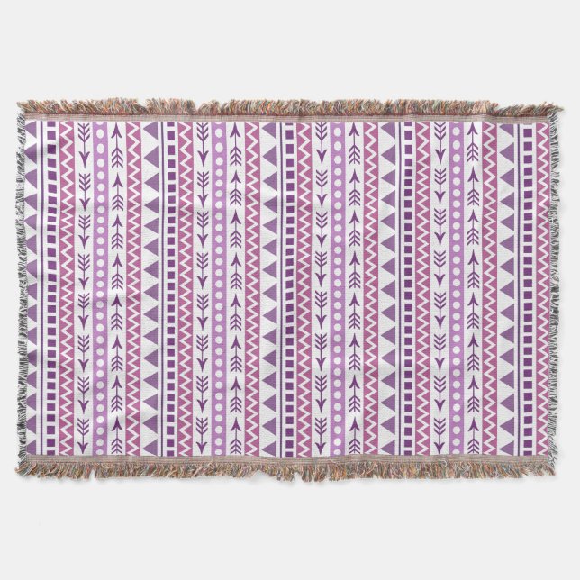 Aztec Pattern Werfer Decke (Vorderseite)