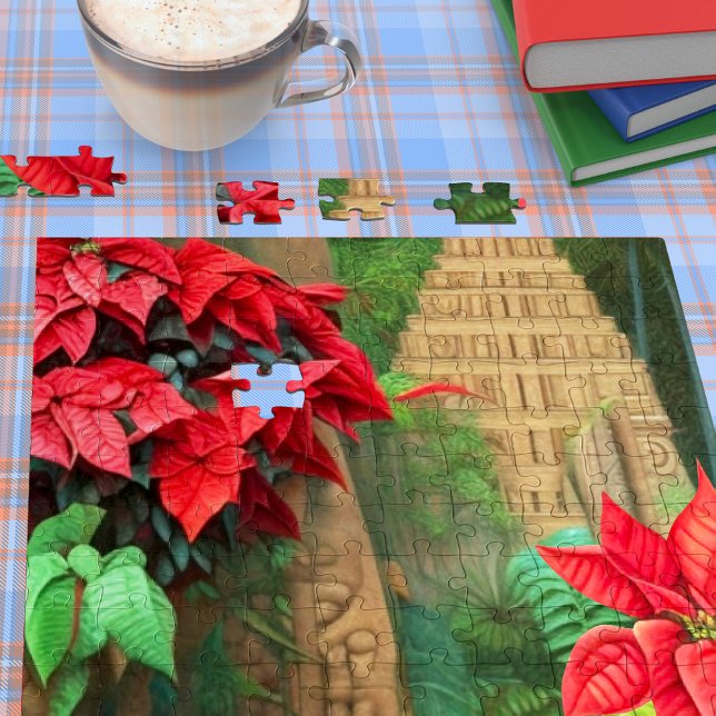 Aztec Poinsettias #1 Puzzle (Von Creator hochgeladen)