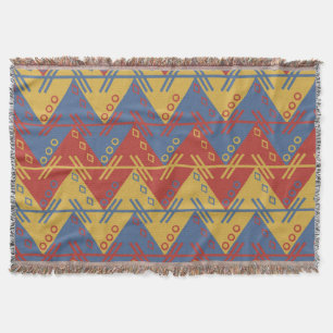 Aztec Print South American Inspiriert Decke