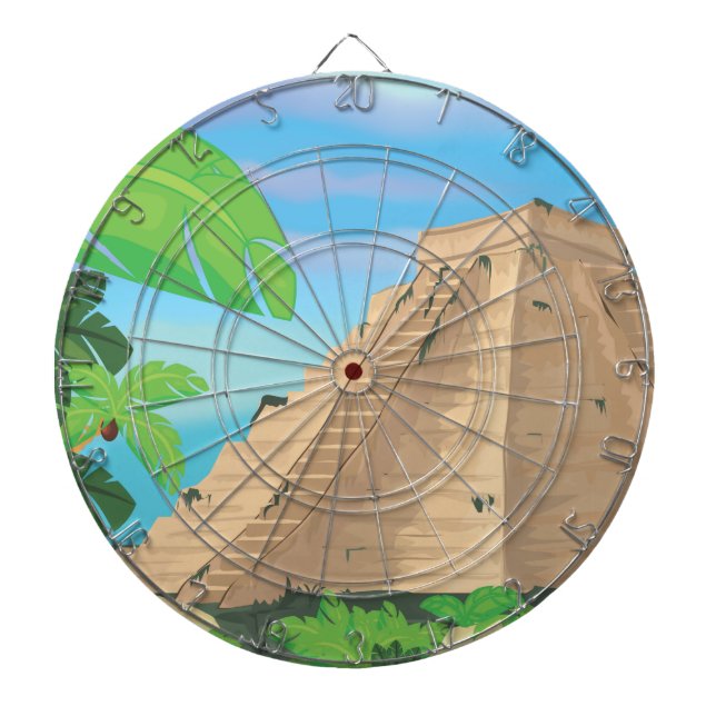 Aztec Pyramid Dartscheibe (vorne)