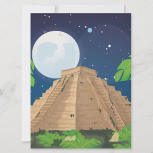 Aztec Pyramid Einladung
