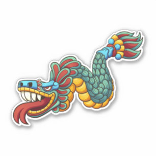 Aztec Quetzalcoatl Aufkleber