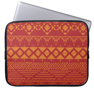 Aztec Retro: Vintages Musterdesign. Laptopschutzhülle