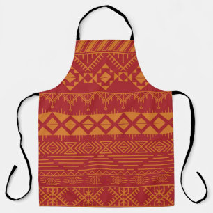 Aztec Retro: Vintages Musterdesign. Schürze