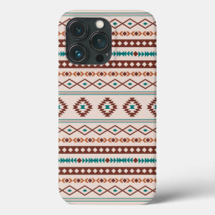 Aztec Rusts Aquamarines Cream Mixed Motifs-Muster Case-Mate iPhone Hülle