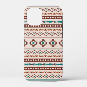 Aztec Rusts Aquamarines Cream Mixed Motifs-Muster Case-Mate iPhone Hülle