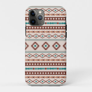 Aztec Rusts Aquamarines Cream Mixed Motifs-Muster Case-Mate iPhone Hülle