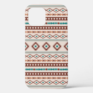 Aztec Rusts Aquamarines Cream Mixed Motifs-Muster Case-Mate iPhone Hülle