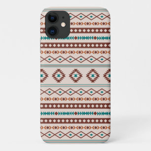 Aztec Rusts Aquamarines Cream Mixed Motifs-Muster Case-Mate iPhone Hülle