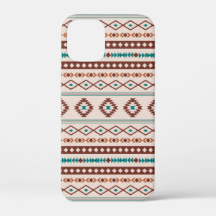 Aztec Rusts Aquamarines Cream Mixed Motifs-Muster Case-Mate iPhone Hülle