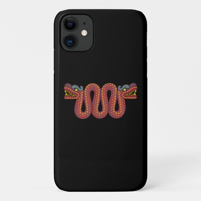 Aztec-Schlange Case-Mate iPhone Hülle (Rückseite)